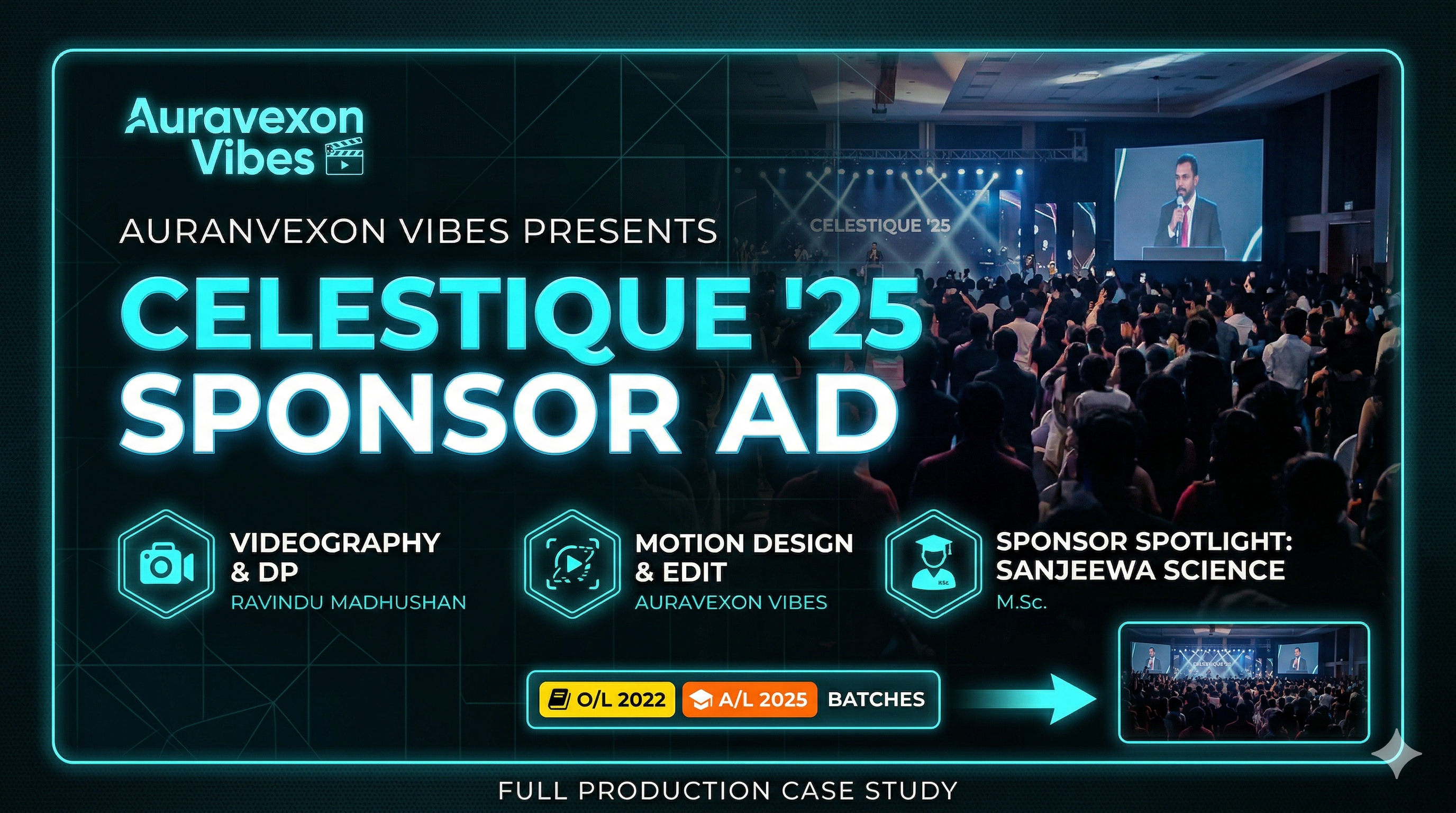 CELESTIQUE 25 Sponsor Ad