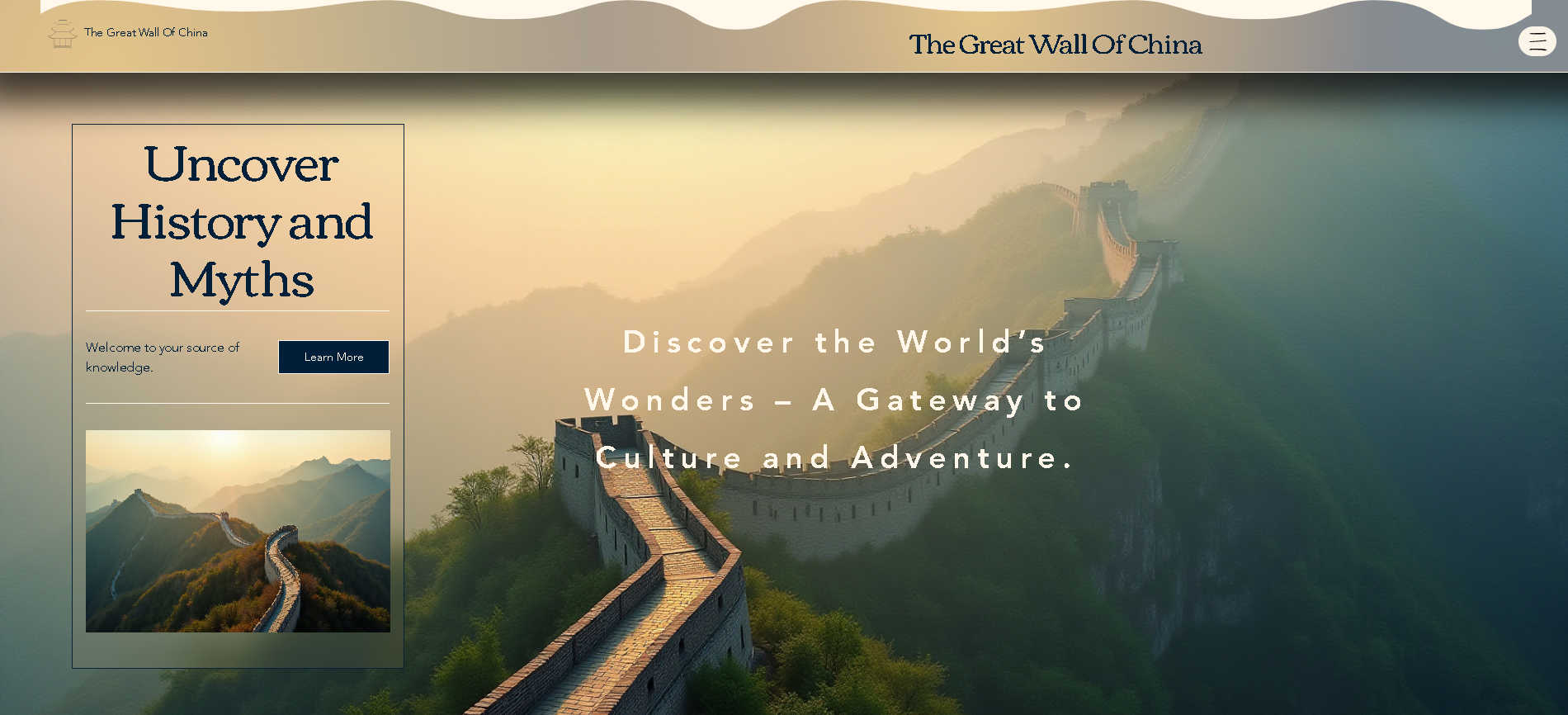 Tourism Website Design